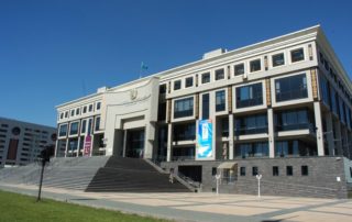 National Academic Library of The Republic of Kazakhstan - construct of aluminum wall panels