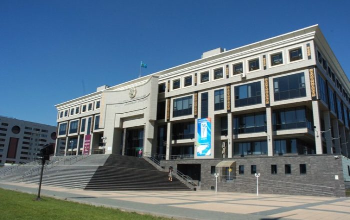 National Academic Library of The Republic of Kazakhstan - construct of aluminum wall panels