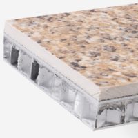 stone veneer aluminum honeycomb panels -granite